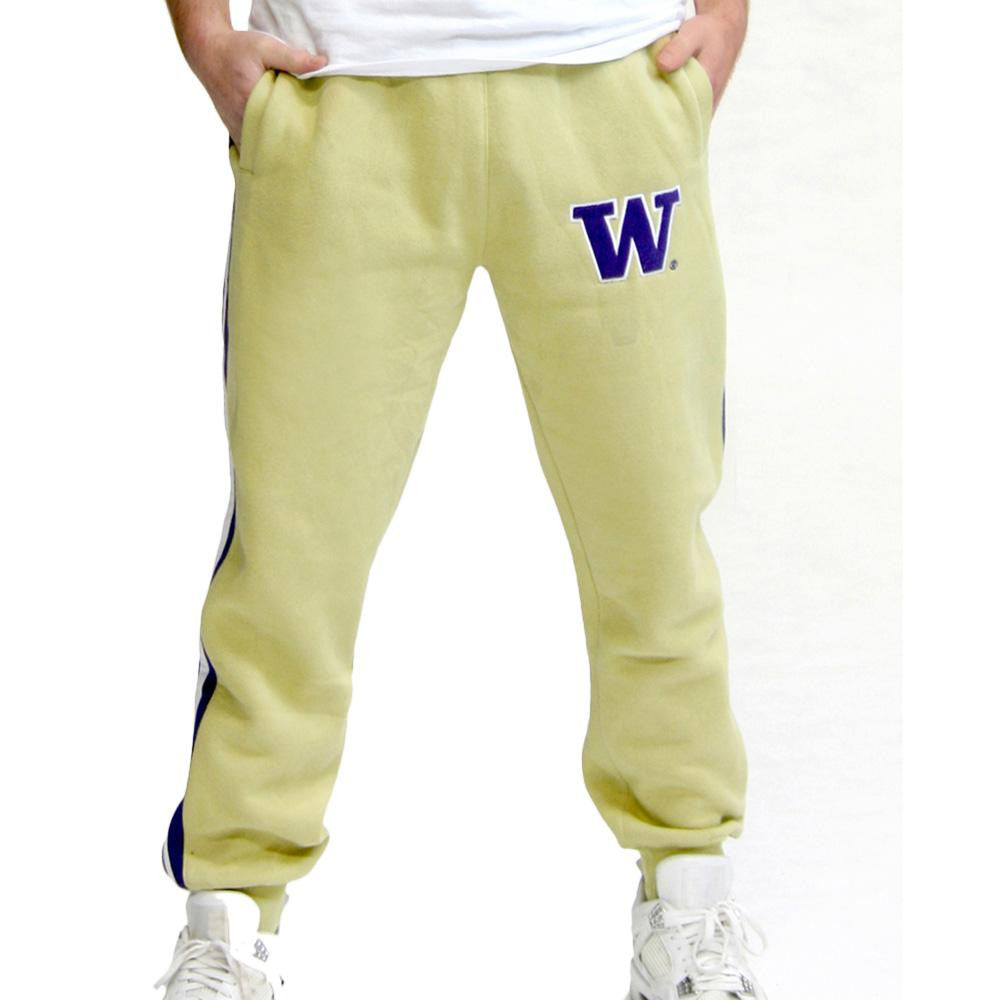 Washington Huskies NCAA Mens Jogger Pant (Gold) (X-Small)