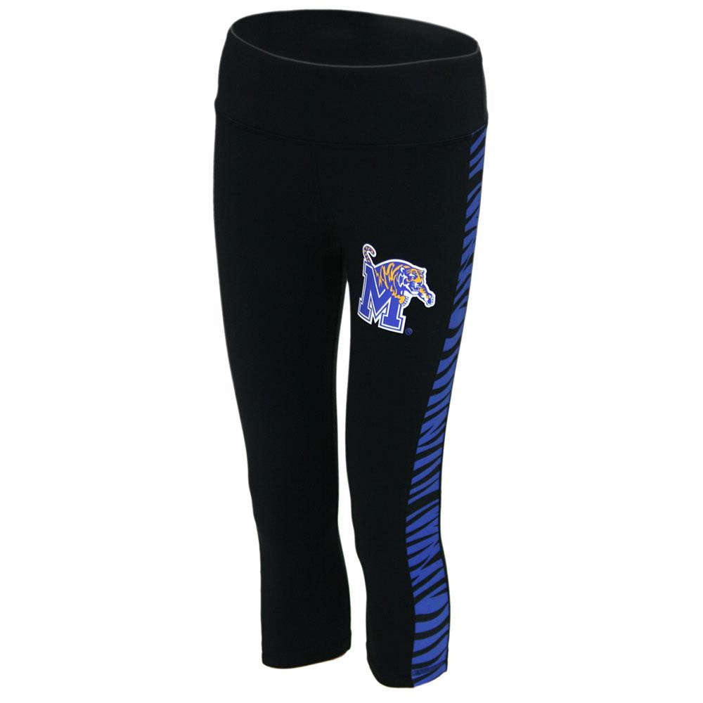 Memphis Tigers NCAA Womens Yoga Pant (Black) (X-Large)