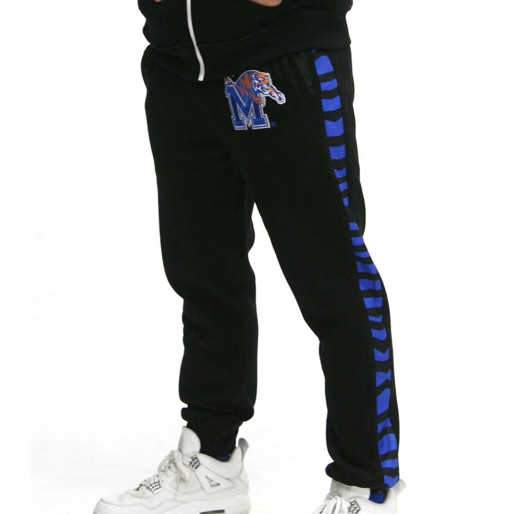 Memphis Tigers NCAA Mens Jogger Pant (Black) (X-Small)