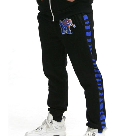 Memphis Tigers NCAA Mens Jogger Pant (Black) (Small)