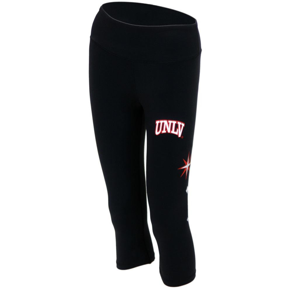 UNLV Runnin Rebels NCAA Womens Yoga Pant (Black) (X-Large)