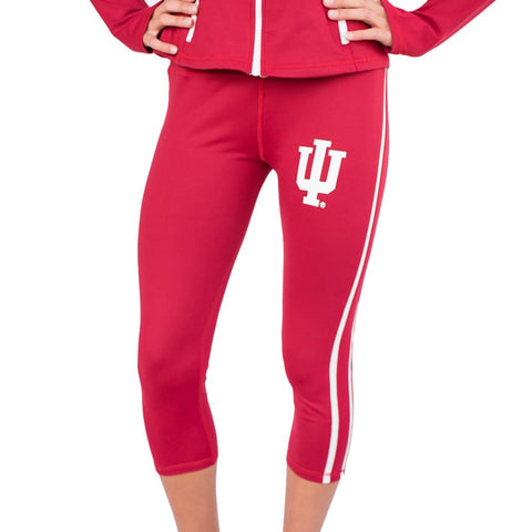 Indiana Hoosiers NCAA Womens Yoga Pant (Red) (X-Small)