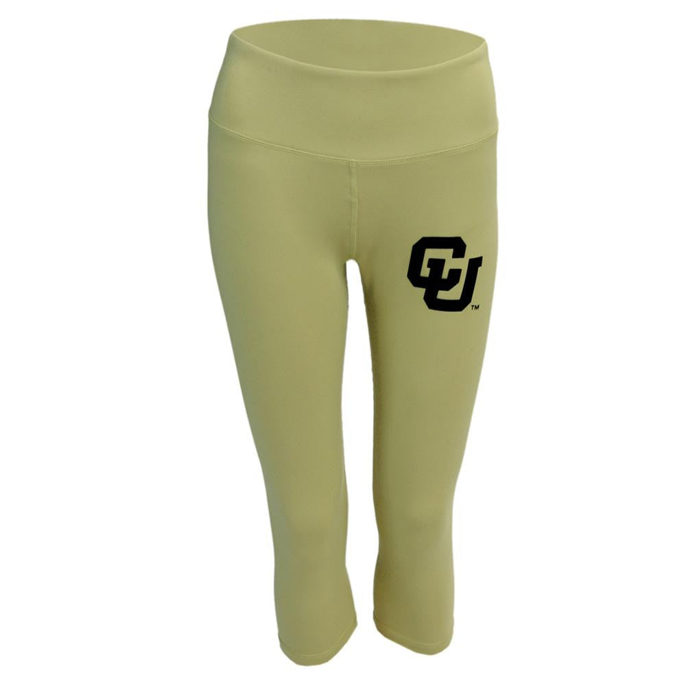 Colorado Golden Buffaloes NCAA Womens Yoga Pant (Gold) (X-Small)