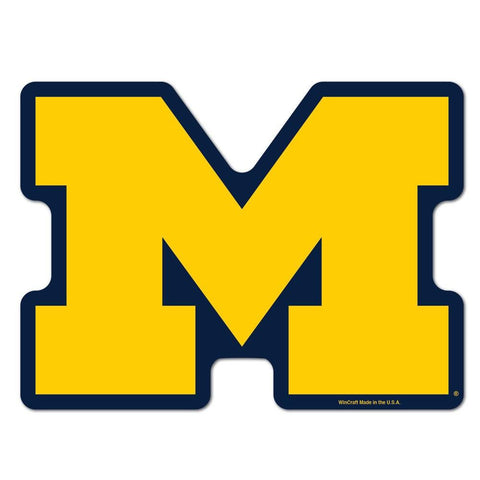 Michigan Wolverines NCAA Automotive Grille Logo on the GOGO