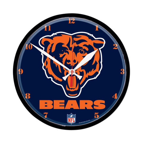 Chicago Bears NFL Round Wall Clock