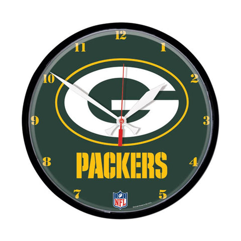 Green Bay Packers NFL Round Wall Clock