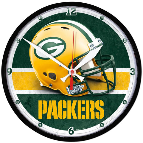 Green Bay Packers NFL Round Wall Clock