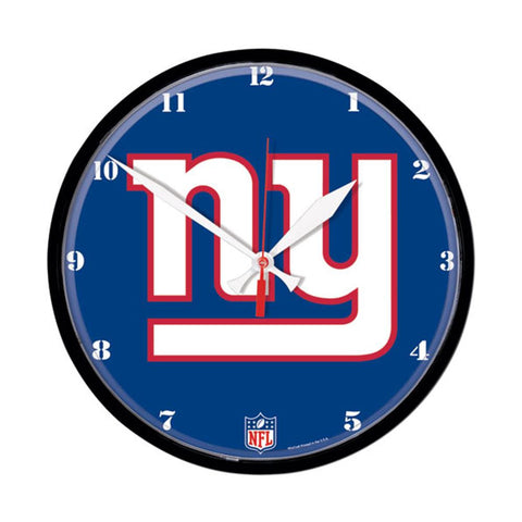 New York Giants NFL Round Wall Clock