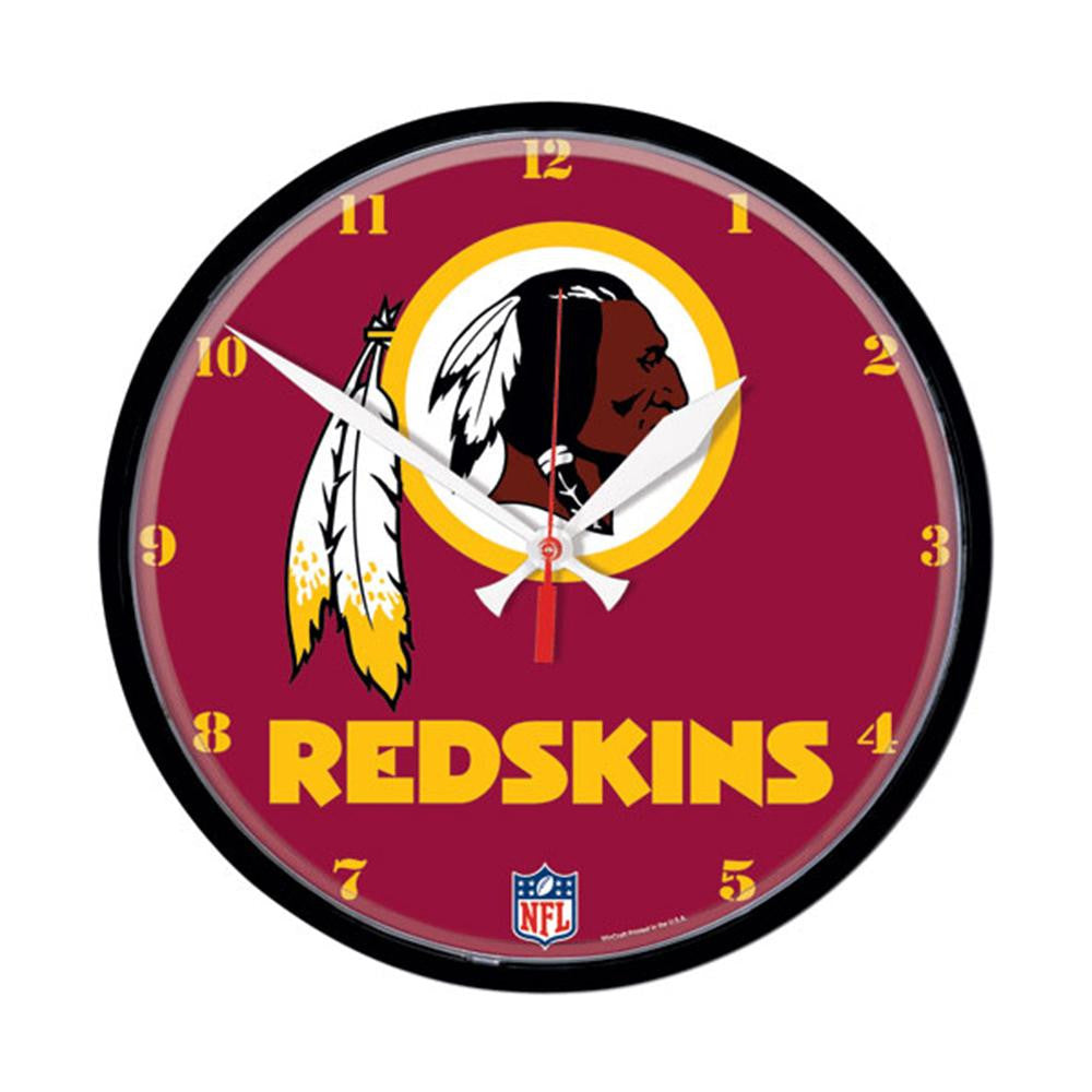 Washington Redskins NFL Round Wall Clock