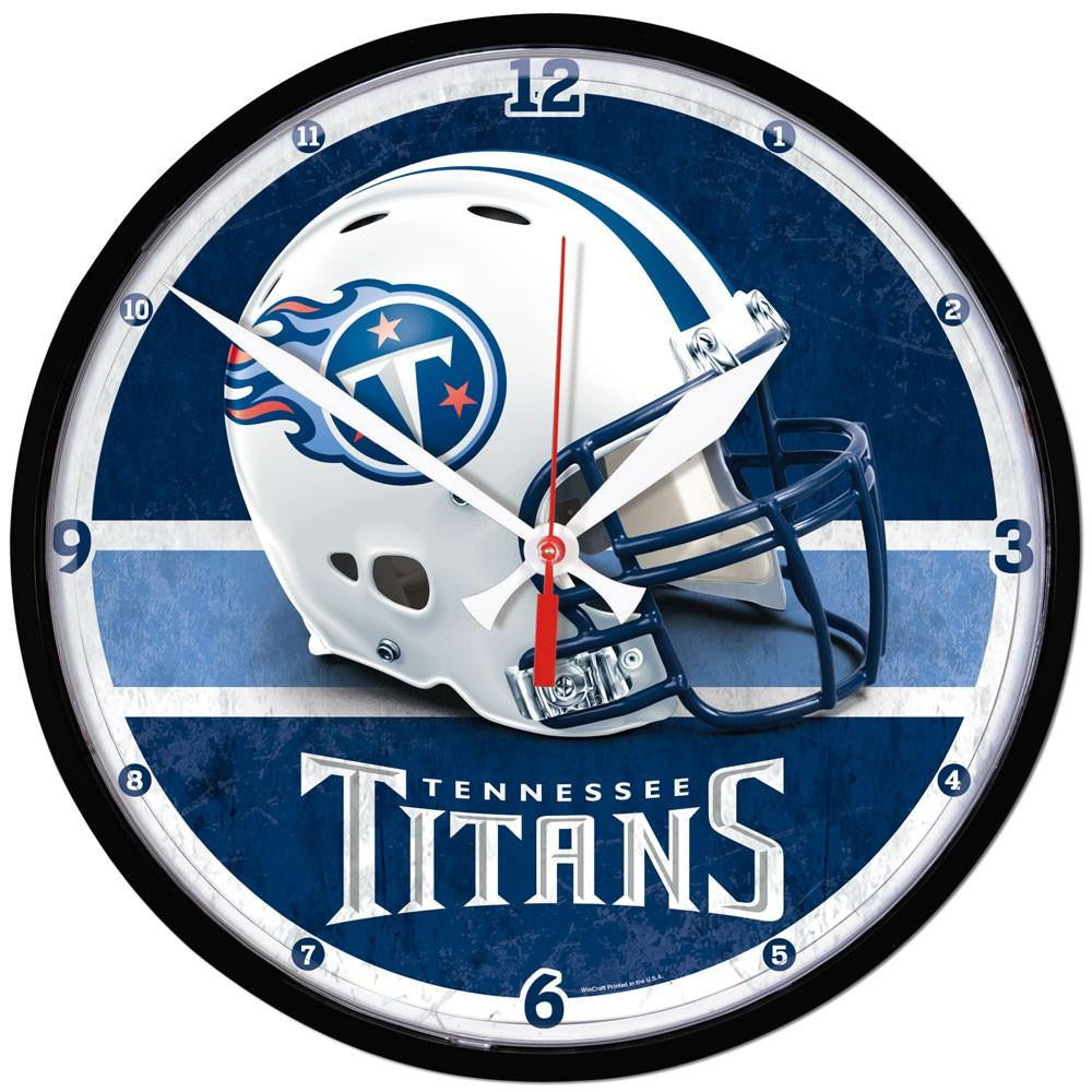 Tennessee Titans NFL Round Wall Clock