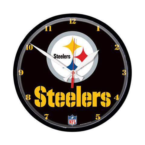 Pittsburgh Steelers NFL Round Wall Clock