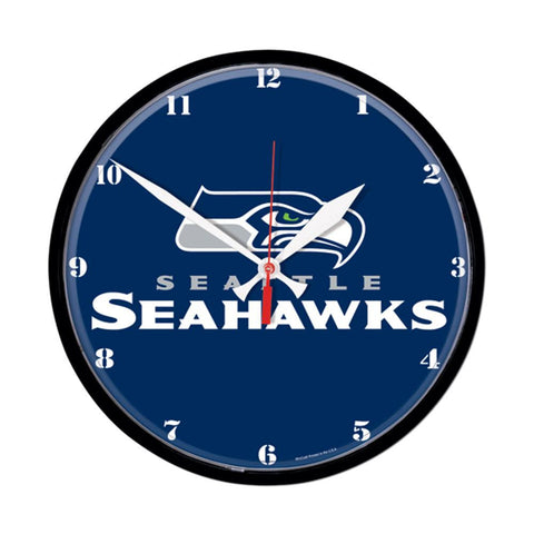 Seattle Seahawks NFL Round Wall Clock