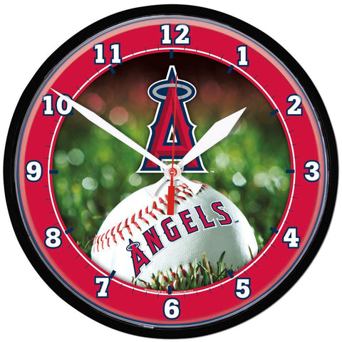 Los Angeles Angels MLB Round Wall Clock