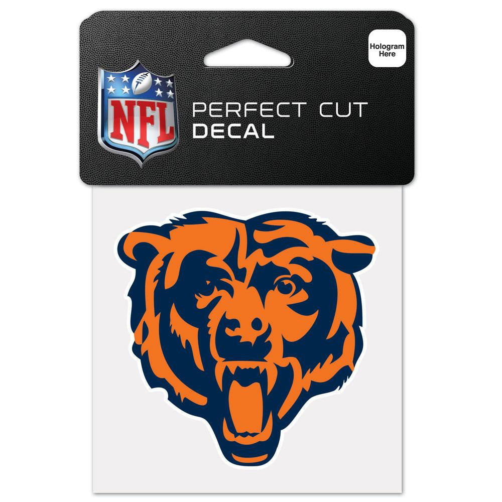 Chicago Bears NFL Perfect Cut Color Decal 4 x 4