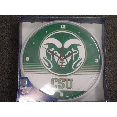 Colorado State Rams NCAA Round Wall Clock