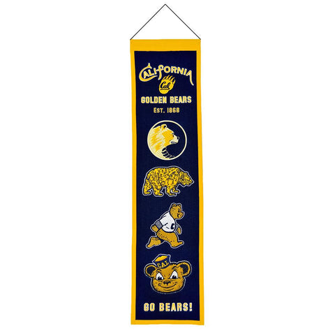 Cal Golden Bears NCAA Heritage Banner (8x32)