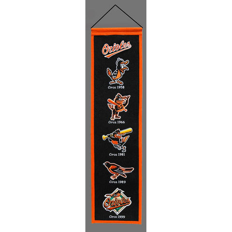 Baltimore Orioles MLB Heritage Banner (8x32)