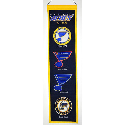 St. Louis Blues NHL Heritage Banner (8x32)