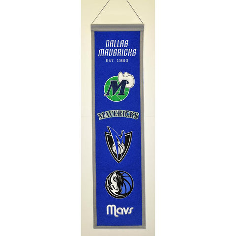 Dallas Mavericks NBA Heritage Banner (8x32)