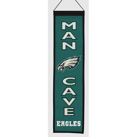 Philadelphia Eagles NFL Man Cave Vertical Banner (8 x 32)