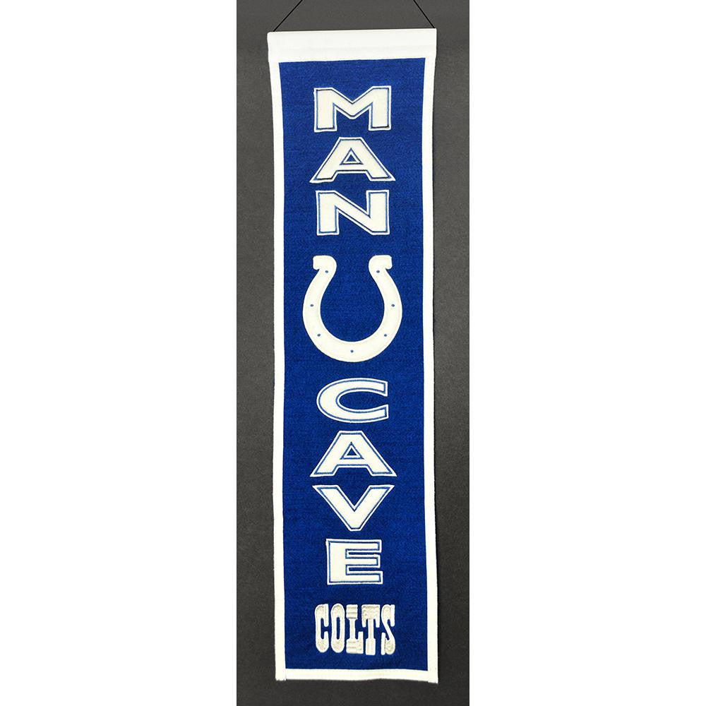 Indianapolis Colts NFL Man Cave Vertical Banner (8 x 32)