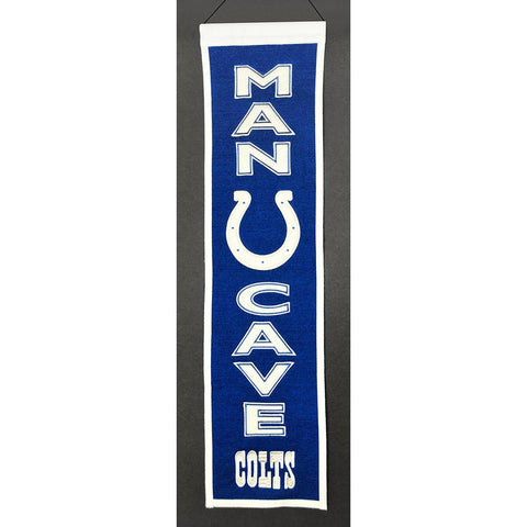 Indianapolis Colts NFL Man Cave Vertical Banner (8 x 32)