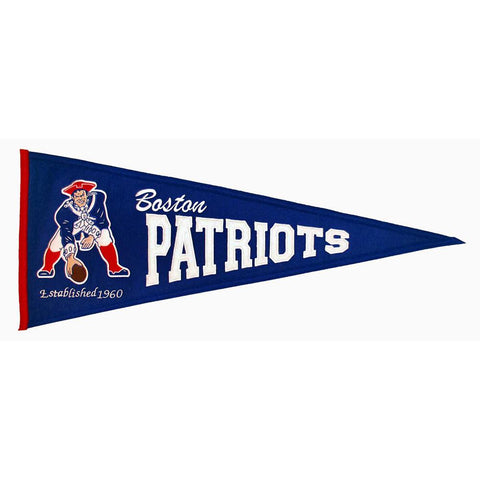 New England Patriots NFL Throwback Pennant (13x32)