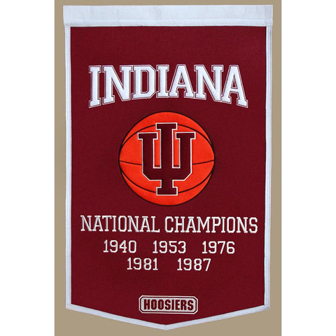 Indiana Hoosiers NCAA Dynasty Banner (24x36)